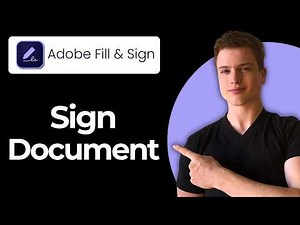 How To Sign A Document With Adobe Fill And Sign (Full Guide)