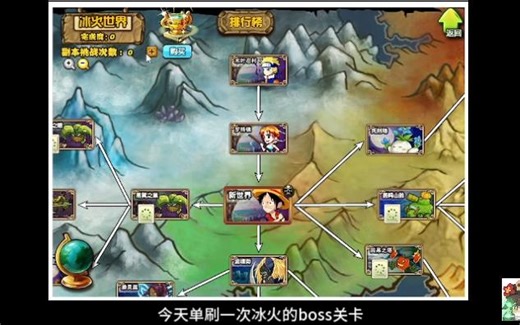 植物大战僵尸ol-金龙单刷冰火世界boss关卡