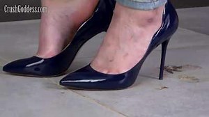 075Marina crush locust in blue heels