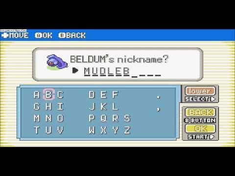 How to catch a Beldum in Pokemon Emerald/Ruby/Sapphire