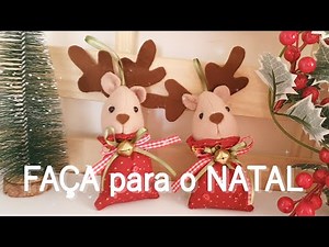 Passo a Passo com MOLDE RENA NATALINA PINGENTE OU SACHE decora NATAL em CASA