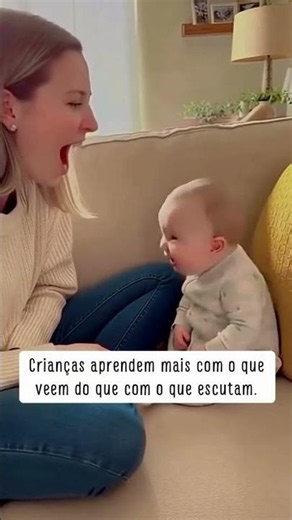 👀 Crianças aprendem mais do que você imagina só observando