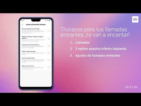 Mi 8 Lite: Ajustes llamada entrante