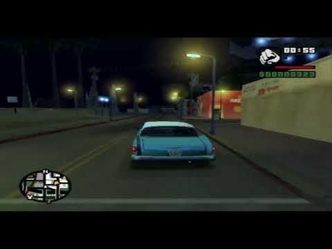 Blowing up a house and saving a girl in GTA:SA [PS2]