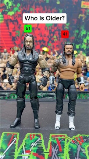 Who Are The Oldest WWE Wrestlers? 🤔 #wrestlingfigures #wwe #wwetoys #wwefigures #wwefan