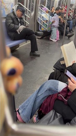 Commuters Ignore Woman Groaning Loudly on Subway