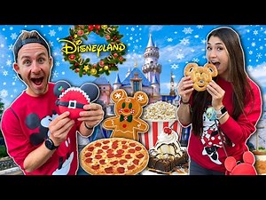 COUPLES 10,000 CALORIE CHALLENGE! (HOLIDAY CHEAT DAY AT DISNEY)