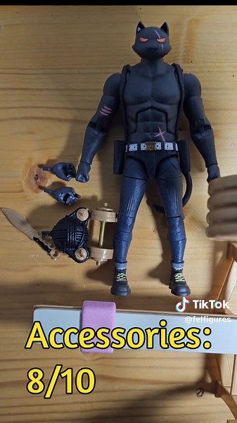 Review of Meowscles(shadow) from Fortnite #fortnite #meowscles #hasbro #review #toyphotography #videogames