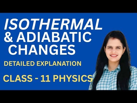 Isothermal & Adiabatic Changes | Detailed Explanation with Graphs & Slope | class 11 Physics