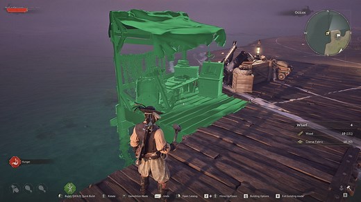 How to build a shipwright's workshop and wharf in Windrose