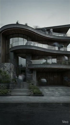 From Apocalyptic Ruins to Ultra-Modern Mansion" 🤩 #shorts #architecture