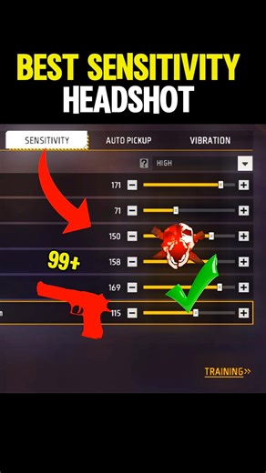 Desert Eagle Headshot Trick | Best ⚡️Auto Headshot Sensitivity | #freefire #headshottrick