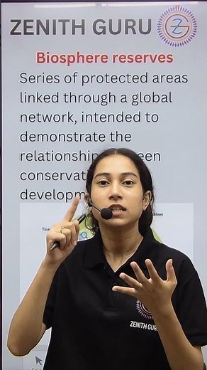 Biosphere Reserves | Sst in one min Class 8 | T 174 | By Tayyiba Ma'am #zenithguru #trendingshorts