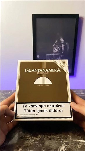 Cigar ASMR 🔥 Guantanamera 25 Cristales 🇨🇺 #aficionados #asmr #cigarsdaily #cuba #reels #shorts