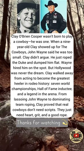 Clay O'Brien Cooper wasn't born to play a…. #shorts #shortvideo #actor #news #history #historyfacts