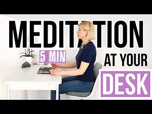 5 MIN Office Meditation at your Desk | Quick Yoga Break at Work