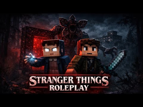 "Stranger Things in Minecraft?! | Ultimate Roleplay Mod Adventure"