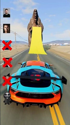 Cars vs. Godzilla Challenge #4| BeamNG.Drive #beamngmods #automobile #beamngnoob