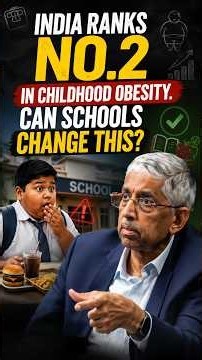 India ranks No.2 in childhood obesity. Can schools change this? | Dr V Mohan