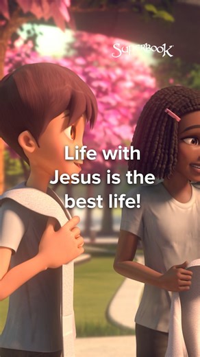 Life with Jesus is the best life! 😍 . . . . . SUPERBOOK Bringing Bible Stories and Jesus' love to kids everywhere Series App Academy Outreach | Superbook
