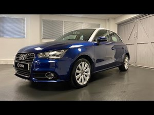 Audi A1 Sportback 1.4 T Sport finished in Scuba Blue with the Ice Silver Contrasting Roof