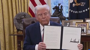 36K views · 337 reactions | President Donald Trump signed an executive order Thursday for an immediate aviation safety assessment focused on prioritizing what he calls “competence” over “DEI.” He signed the order after the deadly midair collision between an American Airlines passenger jet and a Black Hawk military helicopter. All 67 people aboard the plane and helicopter are presumed dead. #DCcrash #Trump #DEI | NewsNation | Facebook