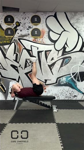 Dumbbell Leg Raises On Bench