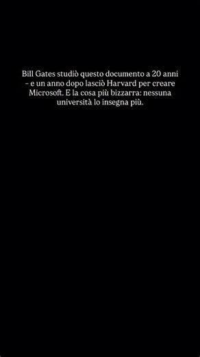 Tenent | Trasformazione on Instagram: "1️⃣ Nel 1975, Bill Gates aveva 20 anni, studiava informatica ad Harvard e credeva che sarebbe stato “solo uno in più”. Finché trovò, per caso, un documento dimenticato in una biblioteca di ingegneria: “The Exponential Organization Framework”, di Buckminster Fuller. Gates lo lesse in una notte. E, parole sue, “sembrava che qualcuno avesse finalmente spiegato la scala”. 2️⃣ L’idea centrale era brutale: le persone comuni pensano in modo lineare; le persone str