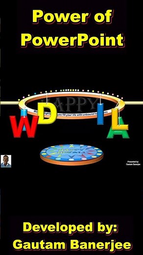Power of Powerpoint | Artistic Diwali Animation