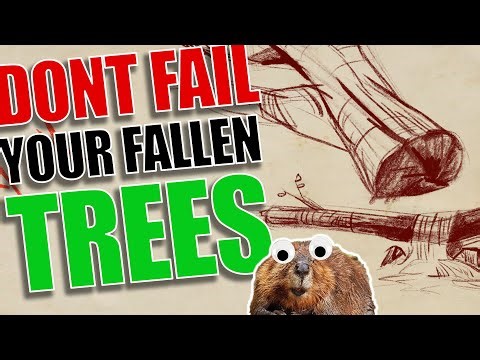 Master Drawing Trees: The Secret to Realistic Fallen Logs!