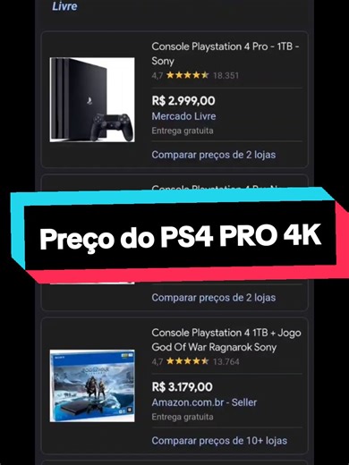 O Preço do PS4 PRO 4K: Vale a Pena?