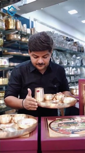 Ghar Sansar New Product 2025 | Premium Kansa Thali Set (Pure Bronze Series)