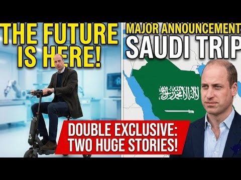 Inside Prince William’s Bristol Robotics Laboratory Visit + Huge Saudi Arabia Announcement!