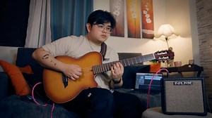 165K views · 4.6K reactions | Polyphia #PlayingGod full cover. Well, mostly Tim's part. Have a great week ahead guys! Guitar: Sire USA G5N (avail at Guitar Pusher) Amp: NUX Mighty 8BT MKii #polyphia #nylonguitar #acousticguitar #shredguitar | Joko Reantaso | Facebook