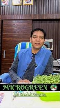 Microgreen 🥗 #microgreens #heslth #benefits #doctor #miniplanter