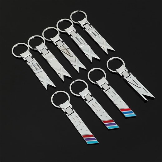 BMW Digital Car Logo Metal Keychain Advertising Car Key Ring Chain Pendant - Etsy