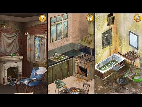 Home Makeover Cleaning ASMR Game Gameplay Walkthrough