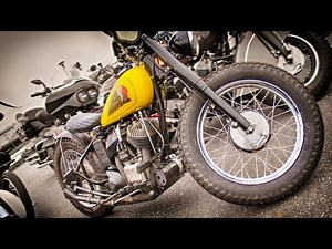 Vintage Indian Motorcycle Custom Bike