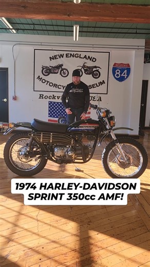 Kaplan America 🇺🇸 on Instagram: "1974 HARLEY-DAVIDSON 350cc SPRINT! EBAY AUCTION HERE - https://www.ebay.com/itm/397589780652"