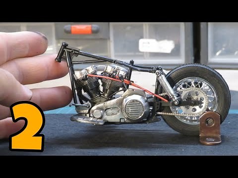 Imai 1:12 Harley Davidson FLH (Full Build Video Part 2)