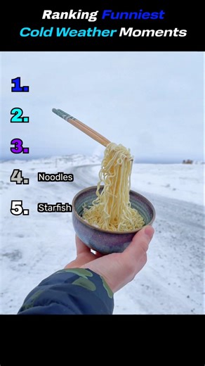 Ranking Funniest Cold Weather Moments #shorts