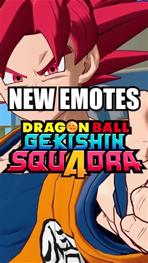 NEW GOD GOKU EMOTES #shorts #lobo #anime #dbz #gekishinsquadra #dbs #moba #dragonball #season4 #god
