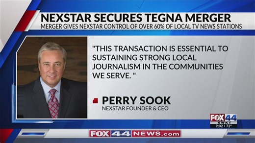 Nexstar Media Group closes acquisition of Tegna | Haystack News