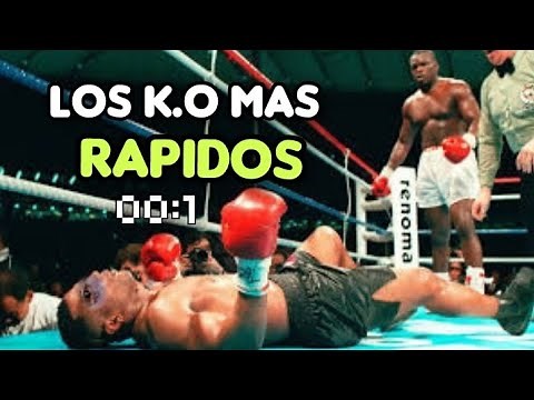 The fastest knockouts in boxing history