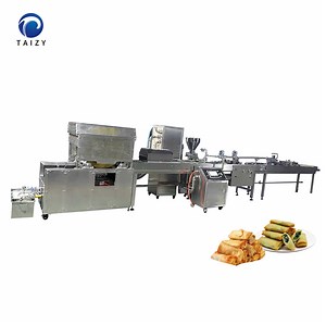 [Hot Item] Lumpia Rolling Machine Dough Sheet Meat Roll Spring Roll Pastry Making Machine