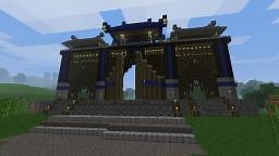 Japanese Town Gate Minecraft Map