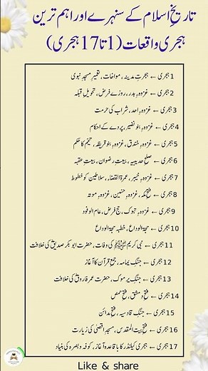 ​Golden Events in Islamic History | Hijri Timeline (1 AH - 17 AH) #islamicpaper