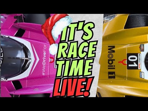 Digital slot car racing live, Christmas day edition
