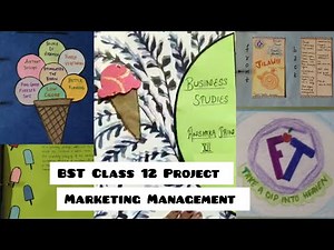 Class 12 Project on Marketing Management || class 12th || product: Ice Cream