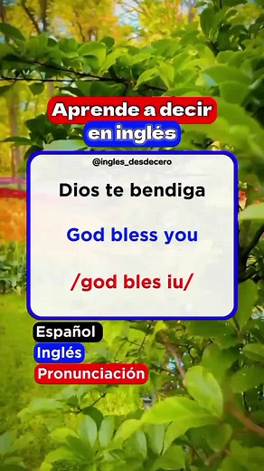 Aprende a decir 'Dios te bendiga' en inglés fácil